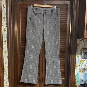 Torrid Gray Plaid Flare Jeans